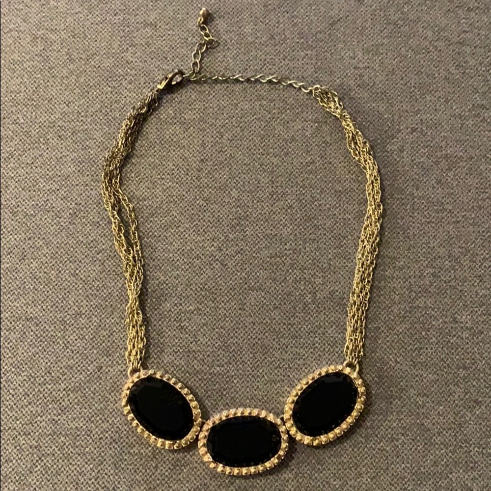 Francesca’s Black and Gold Necklace